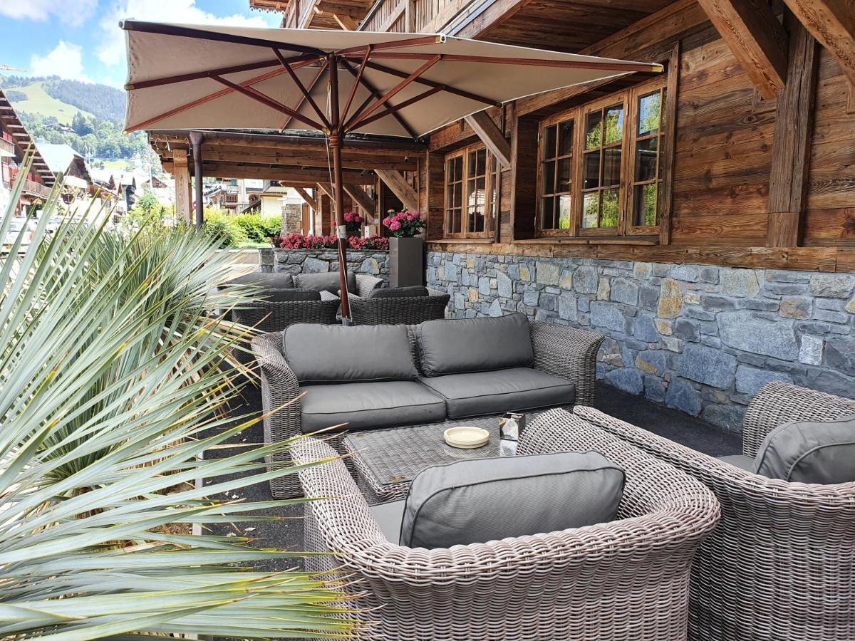 Le Chalet Blanc Megève Exterior foto