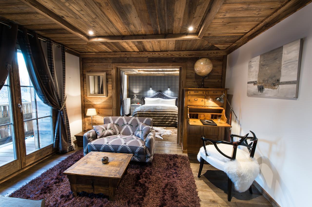 Le Chalet Blanc Megève Exterior foto